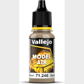 Vallejo - Model Air - Yellow Brown Mat - 17 Ml - 71246