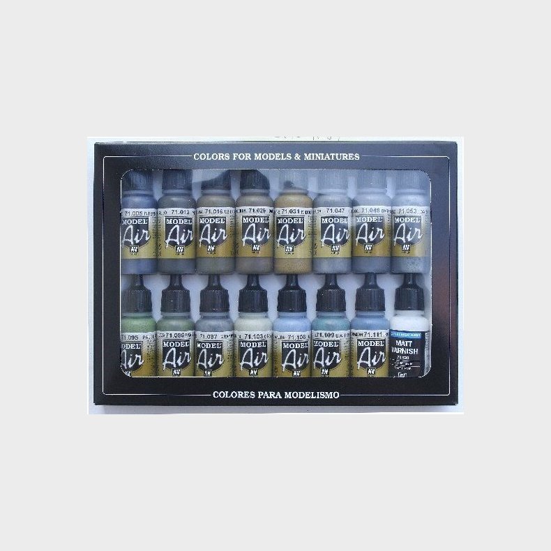 Vallejo - Model Air Maling St - Wwii British Colors Raf & Faa - 16x17 Ml