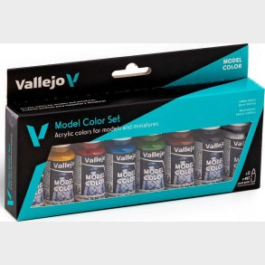 Vallejo - Model Color Maling S�t - Wargames Basics - 8x18 Ml