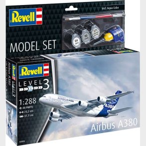 Revell - Airbus A380 Modelfly Byggest - 1:288 - Level 3 - 63808