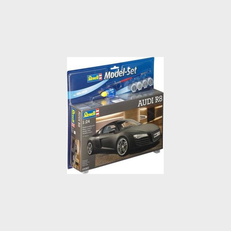 Revell - Audi R8 Model Bil Bygges�t Inkl. Maling - 1:24 - 67057