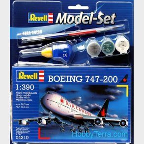 Revell - Boeing 747-200 Fly Byggest Inkl. Maling - 1:390 - 64210