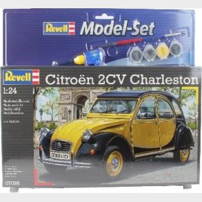 Revell - Citron 2cv Charleston Bil Byggest Inkl. Maling - 1:24 - 67095