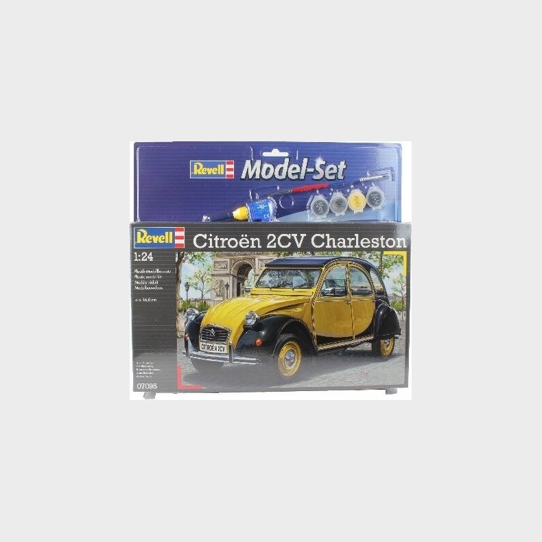 Revell - Citron 2cv Charleston Bil Byggest Inkl. Maling - 1:24 - 67095