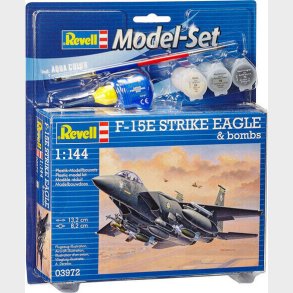Revell - F-15e Strike Eagle Male Byggest Modelfly - 63972