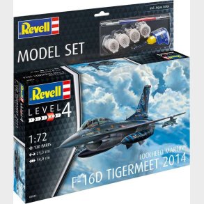 Revell - Lockheed Martin F-16d Fly Bygges�t - 1:72 - Level 4 - 63844
