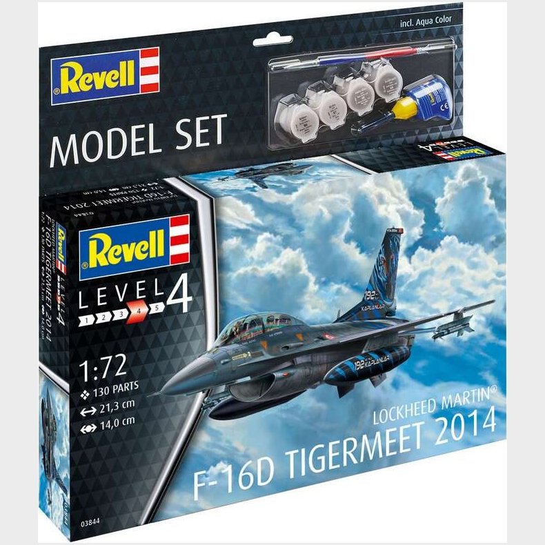 Revell - Lockheed Martin F-16d Fly Bygges�t - 1:72 - Level 4 - 63844