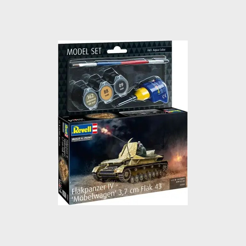 Revell 63363 - Flakpanzer Iv 'm�belwagen' 3,7 Cm Flak 43 - Level 4