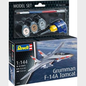 Revell - Grumman F-14a Tomcat Modelfly - 1:144 - Level 4 - 63782