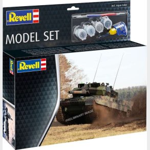 Revell - Leopard 2 A7v Tank Bygges�t - 1:72 - Level 4 - 63355