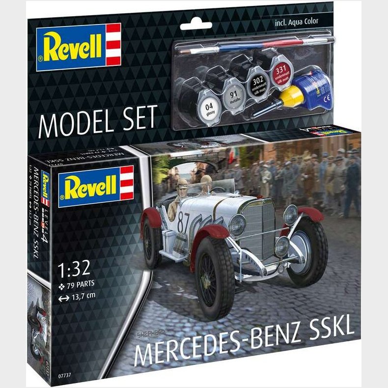 Revell - Mercedes-benz Sskl Bil Byggest - 1:32 - Level 4 - 67737