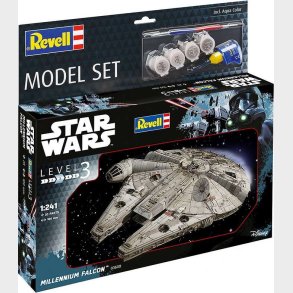 Revell - Star Wars - Millennium Falcon Inkl. Maling - 1:241 - 63600