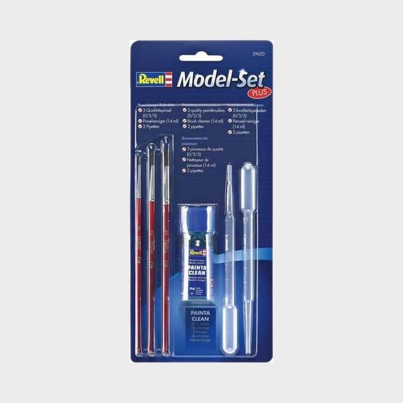 Revell - Pensels�t Inkl. Penselrens Og 2 Pipetter - 29620