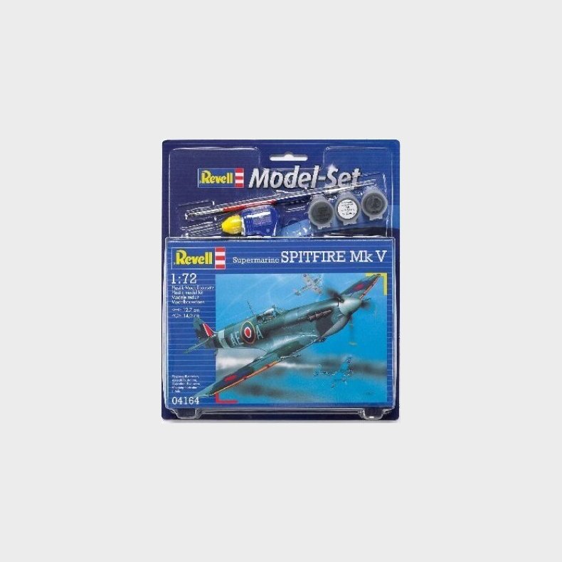 Revell - Supermarine Spitfire Mk.v Fly Byggest - 1:72 - 64164