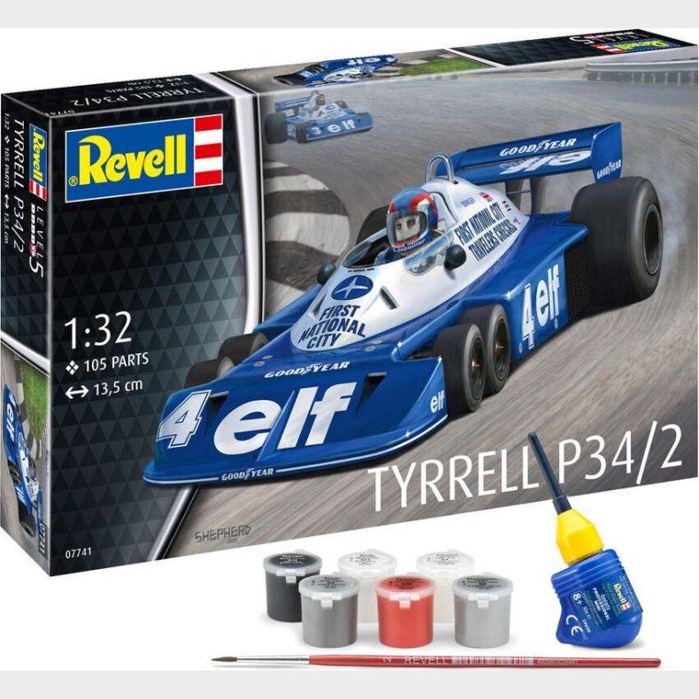 Revell - Tyrrel P34/2 Bygges�t - 1:32 - 105 Dele - 67741