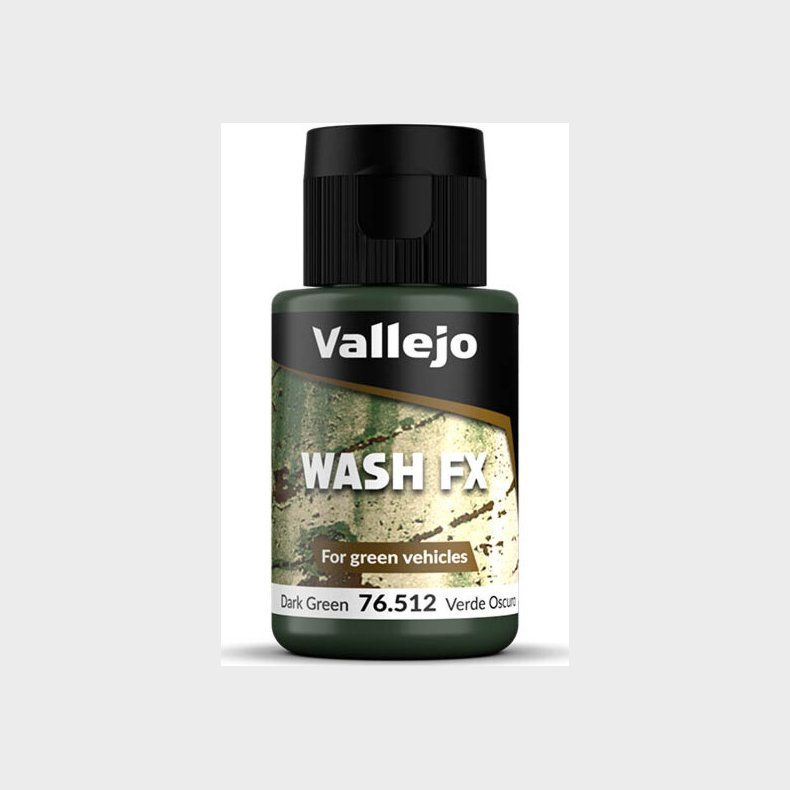 Vallejo - Model Wash - Dark Green - Wash Fx - 35 Ml