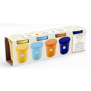 Djeco | Modellervoks - 4 x 140 gram - Kulrt