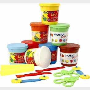 Modellervoks S�t Med 8 Farver Og Tilbeh�r - 8x220 G