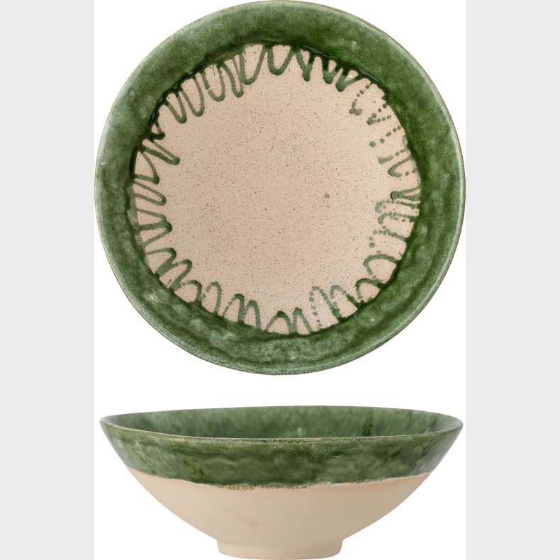 Bloomingville - Moez Skl - Grn - Stentj Keramik