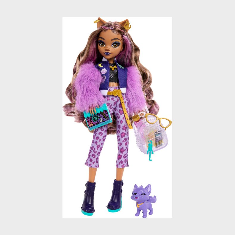 Monster High Dukke - Clawdeen Wolf