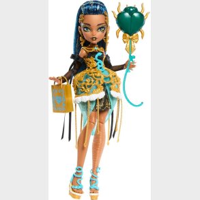 Monster High - Skr�mmende S�d F�dselsdag - Cleo Denile Dukke