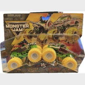 Monster Jam - Monster Truck Biler - 1:64 - Pirate's Curse Vs Zombie