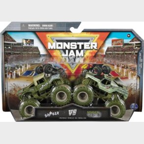 Monster Jam - 1:64 Die Cast 2 Pack - Shaker Vs Soldier Fortune