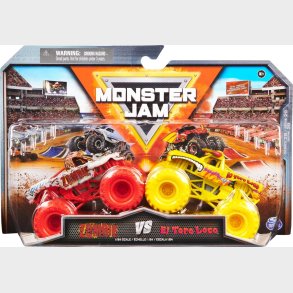 Monster Jam - 1:64 Die Cast 2 Pack - Zombie Vs El Toro Loco