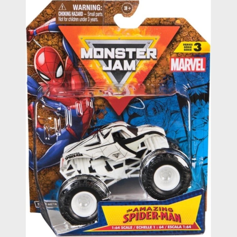 Monster Jam - 1:64 Marvel Single Packs - The Amazing Spiderman