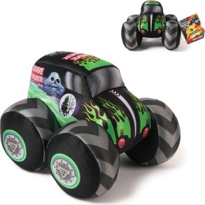 Monster Jam Plush Truck 17 Cm W. Sound - Grave Digger