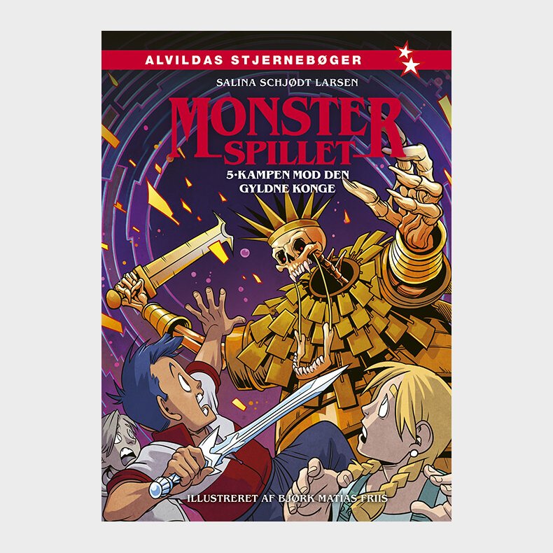 Monsterspillet 5: Kampen Mod Den Gyldne Konge - Salina Schj�dt Larsen - Bog