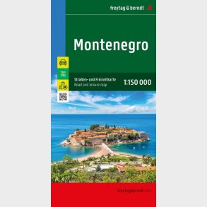 Freytag & Berndt - Montenegro Road And Leisure Map - English book