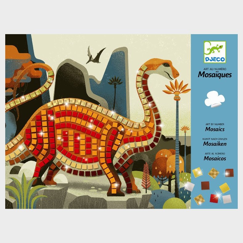 Djeco | Mosaikleg - Dinosaurer