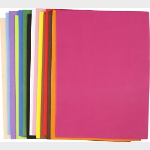 Mosgummi - A3 - 297x420 Mm - Tykkelse 2 Mm - Assorterede Farver - 30 Assorterede Ark