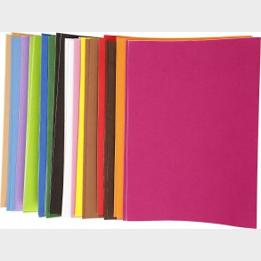 Mosgummi - A4 - 210x297 Mm - Tykkelse 2 Mm - 30 Assorterede Ark