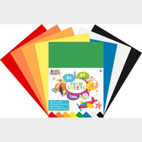 Mosgummi A4 - 8 Ark, 1 Mm