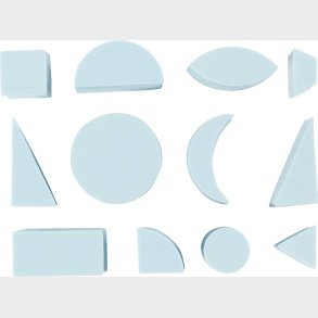 Mosgummistempler - H 25 Mm - Str. 15-30 Mm - 12 Stk.