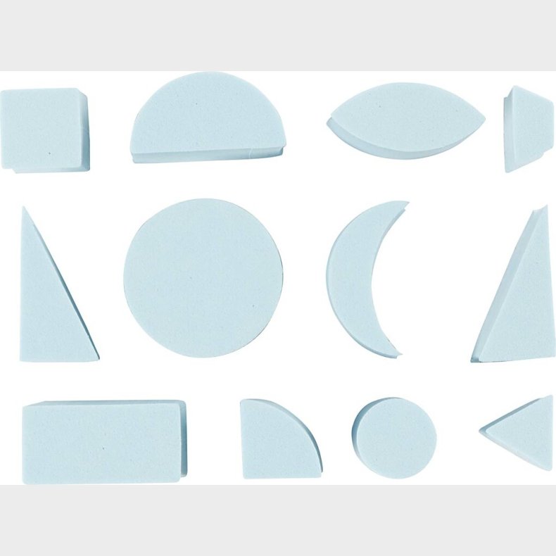 Mosgummistempler - H 25 Mm - Str. 15-30 Mm - 12 Stk.