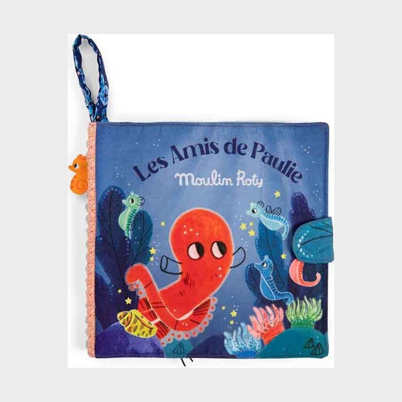 Moulin Roty - Aktivitetsbog I Stof 20 Cm - Les Aventures De Paulie - Bog