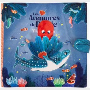 Moulin Roty - Aktivitetsbog I Stof 25 Cm - Les Aventures De Paulie - Bog