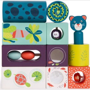 Moulin Roty - Aktivitetsklodser - Dans La Jungle