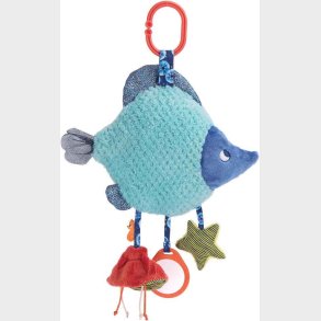 Moulin Roty - Aktivitetstjdyr - Bl Fisk 40 Cm - Les Aventures De Paulie