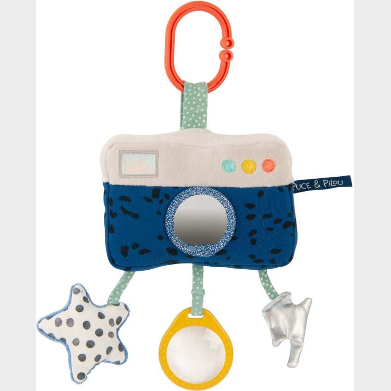 Moulin Roty - Aktivitetstjdyr Med Ophng - Kamera - Puce Og Pilou