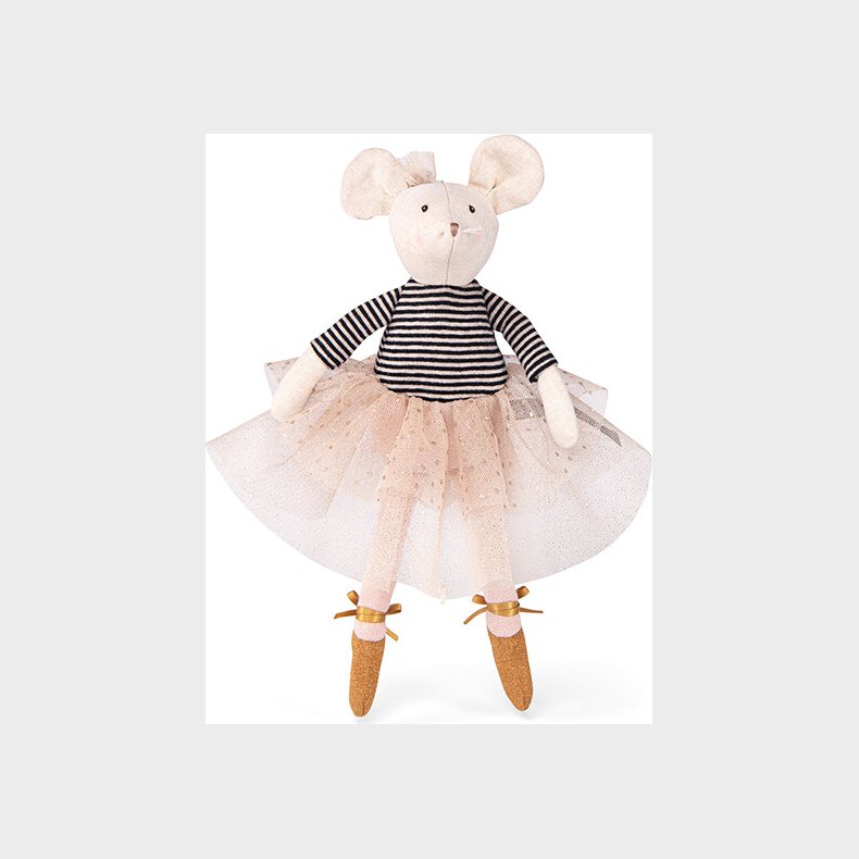 Moulin Roty - Ballerina Mus Bamse - Suzie - 26 Cm