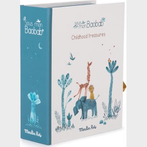 Moulin Roty - Barnets Bog Til Minder - Jungledyr - Bog