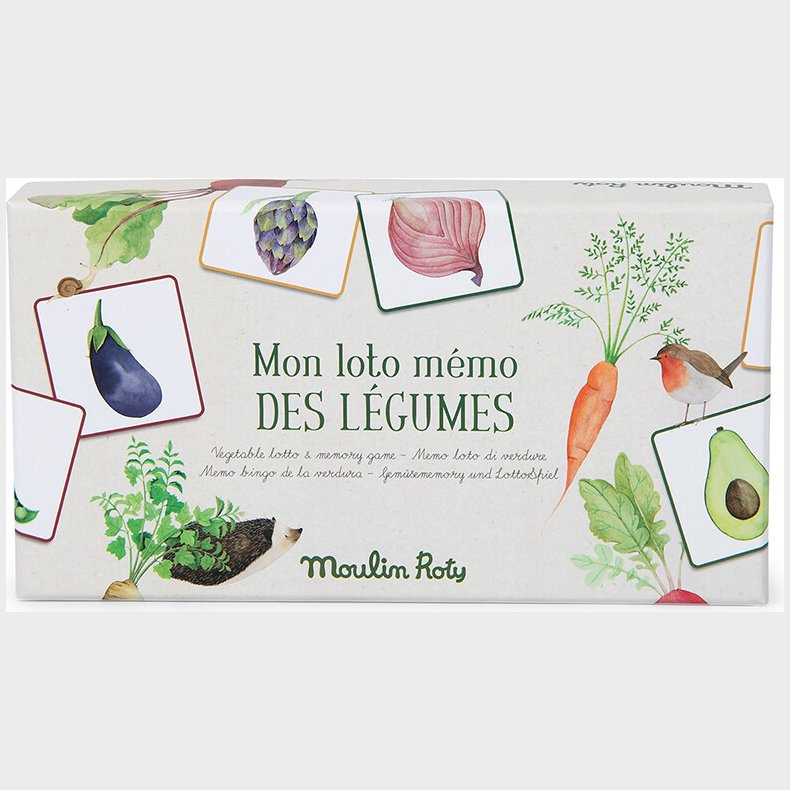 Moulin Roty - Billedlotteri Og Huskespil - Grntsager