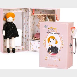 Moulin Roty - Den Lille Pariserkuffert Med Kludedukke Og T�j