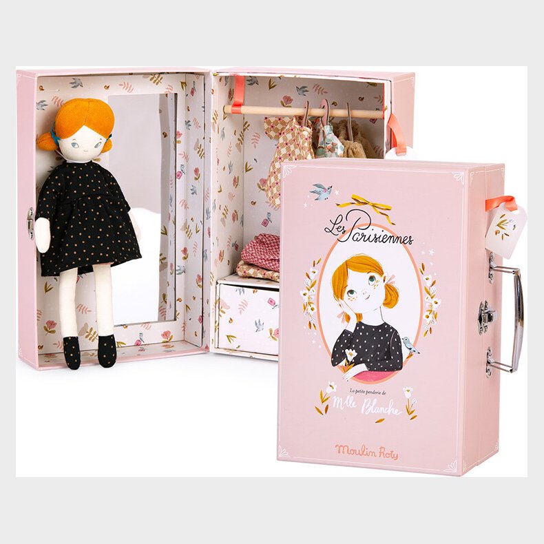 Moulin Roty - Den Lille Pariserkuffert Med Kludedukke Og T�j