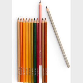 Moulin Roty - Farveblyanter 12 Stk - Dyr - Le Jardin Du Moulin