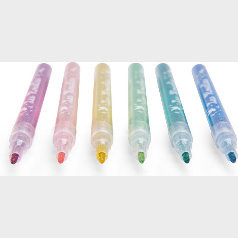 Moulin Roty - Glittertusser 6 Stk - Les Rosalies